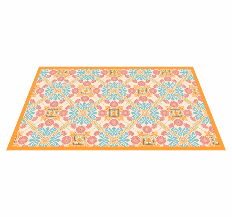 Vinylteppich ethnisch Rosa marokkanischer stil - TenStickers