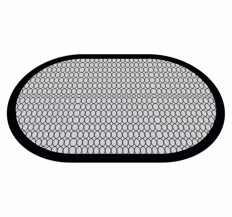 Vinyl Teppich Bad badematte mit wabenmuster - TenStickers