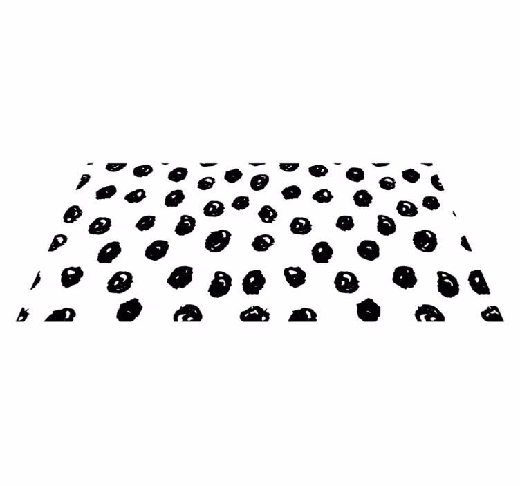 Vinyl Teppich Tiermuster gefleckte abstrakte - TenStickers