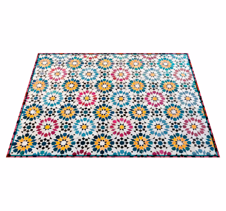 Vinyl teppich mosaik mit mosaikdesign - TenStickers