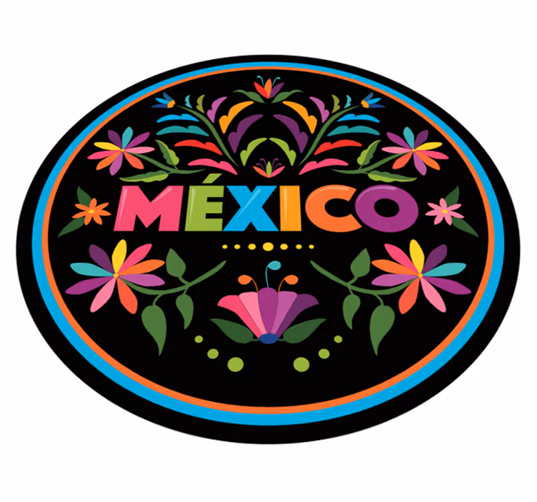 Vinyl Teppich ethnisch mexikanische folklore - TenStickers