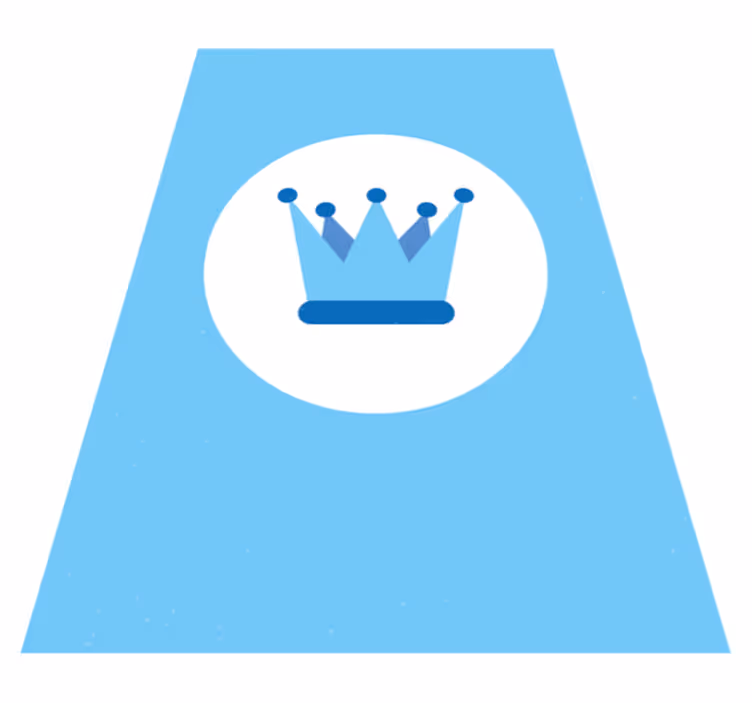 Vinyl Teppich Baby emblem der königlichen krone - TenStickers