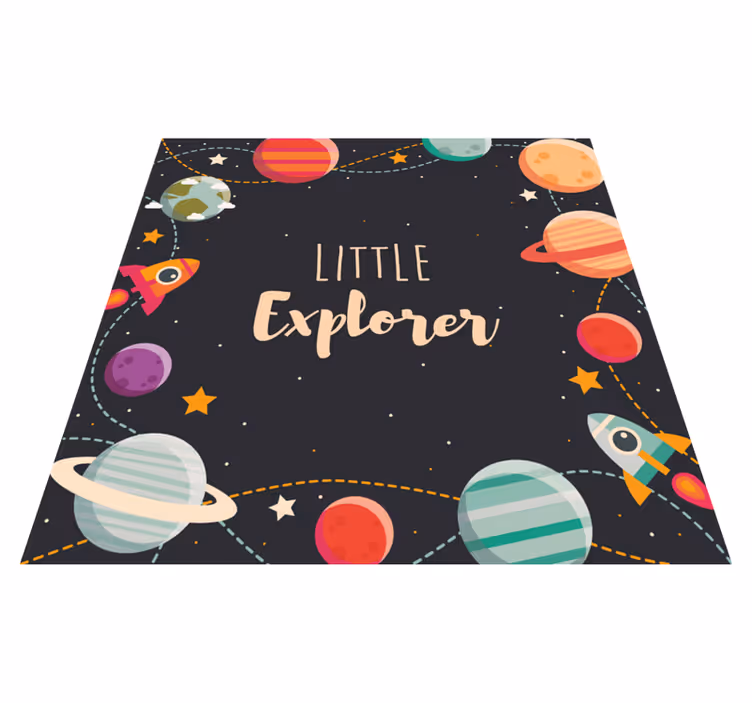 Vinylteppich kindlich kleiner entdecker - TenStickers