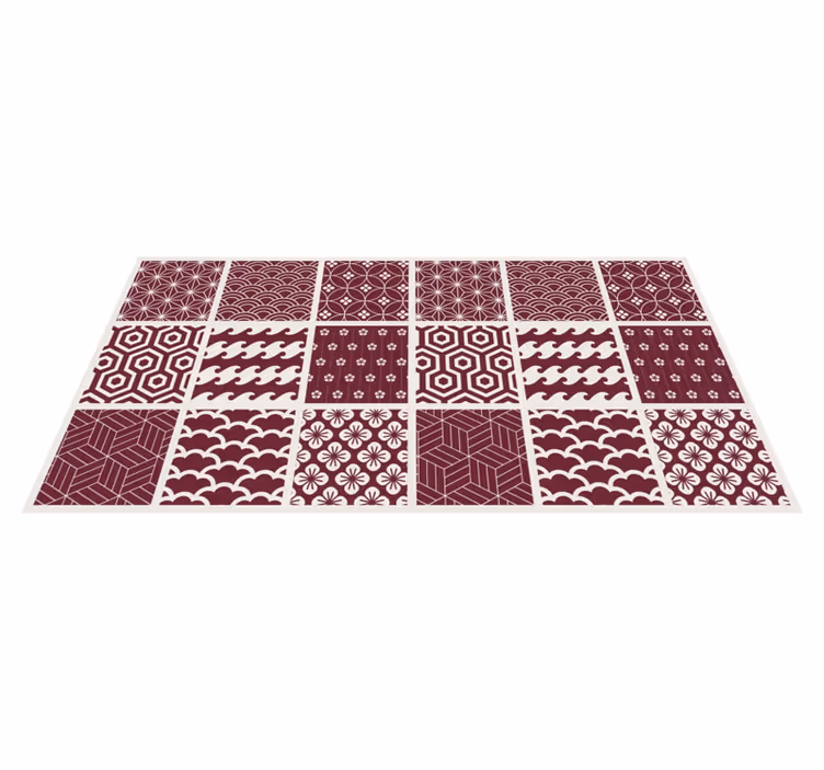Vinyl Teppich Mosaik gemusterte fliesenarbeiten - TenStickers
