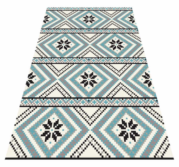 Vinyl Teppich geometrisch ethnisches geometrisches motiv - TenStickers