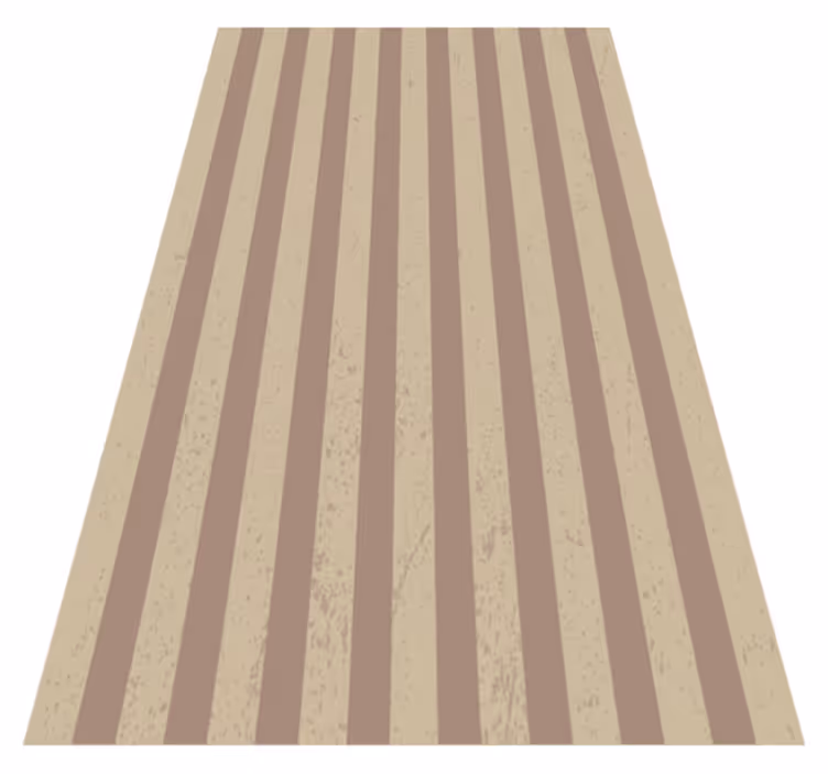 Vinylteppich gestreift Braunes streifendesign - TenStickers