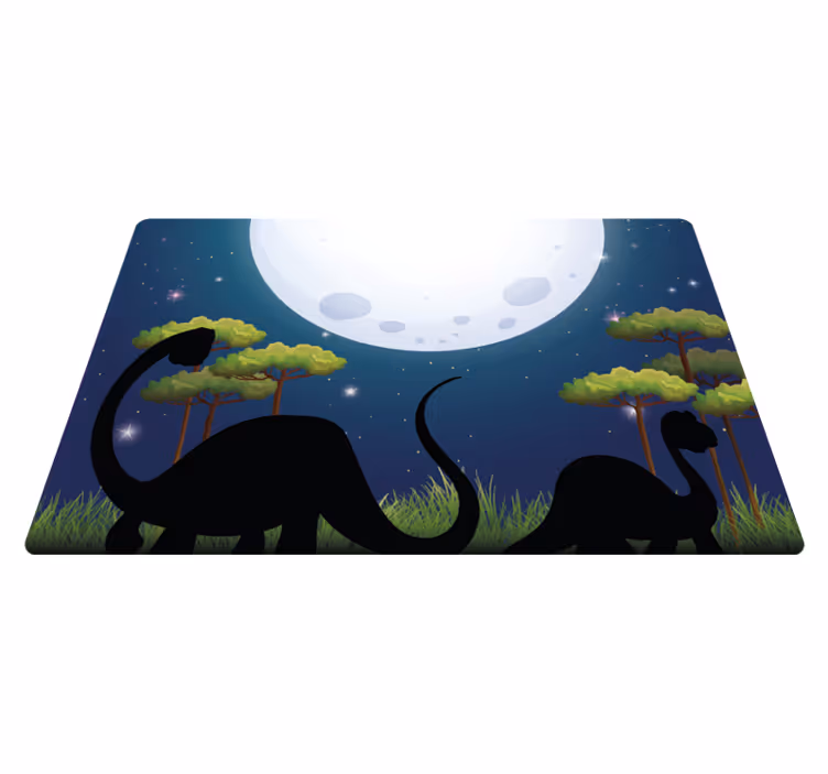 Vinyl Teppich Kinderzimmer Safari-abenteuer-rundkurs - TenStickers