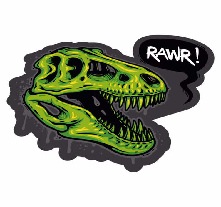Vinyl Teppich Tiere dinosaurier-grafik - TenStickers