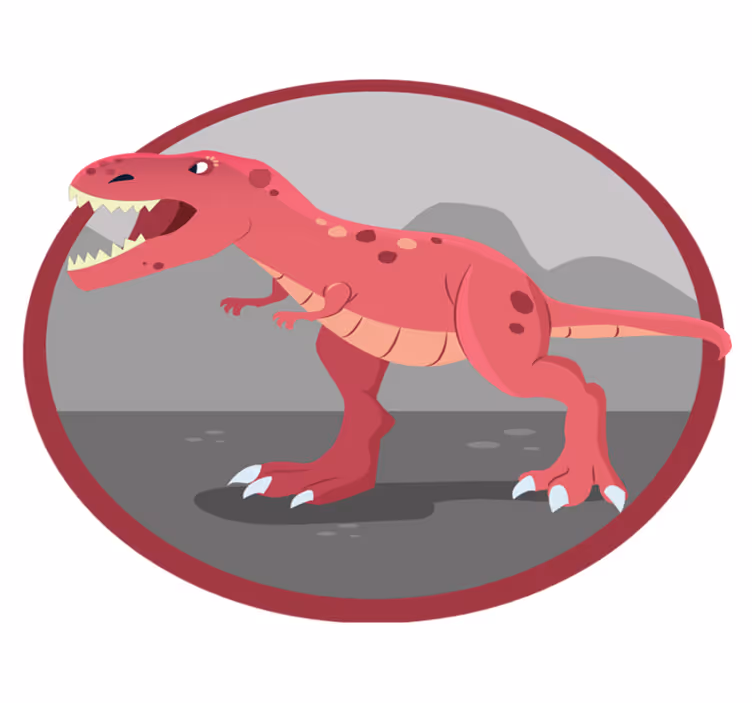 Vinyl Teppich Kinder dinosaurier-spielzeit - TenStickers