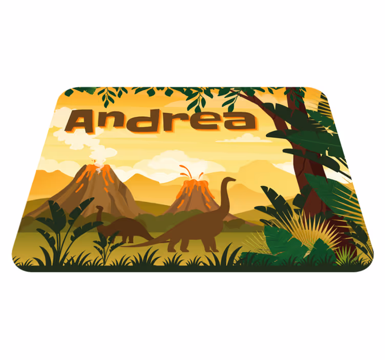 Vinyl Teppich mit Namen jura-landschaft - TenStickers