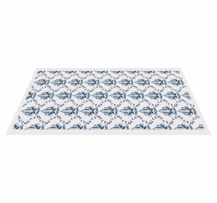 Vinylteppich Flur Luxus vintage blumenmuster - TenStickers