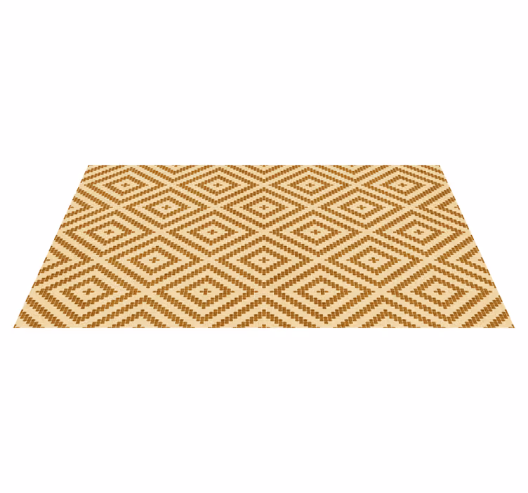 Vinyl Teppich geometrisch diamantstruktur-stil - TenStickers
