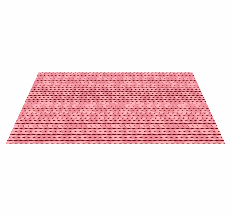 Vinylteppich minimalistisch Rosa seile - TenStickers