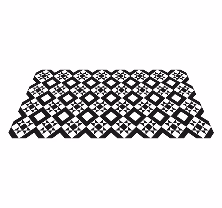 Vinylteppich geometrisch Geometrische Fliesen - TenStickers