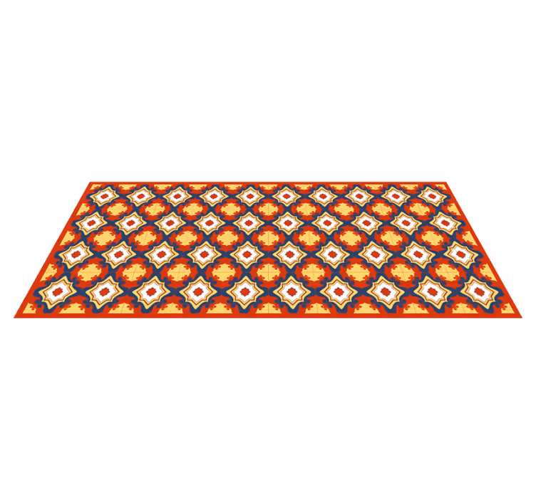 Vinyl Teppich Mosaik komplizierter mosaikläufer - TenStickers