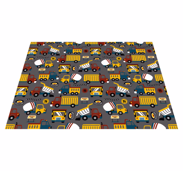Vinyl Teppich Kinderzimmer bauspaß - TenStickers