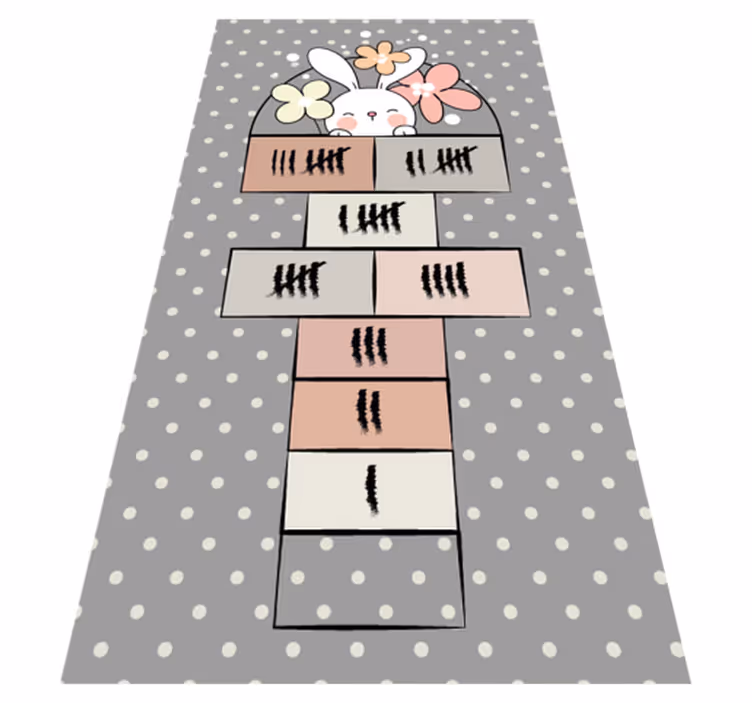 Vinyl Teppich Baby himmel und hölle-spiel - TenStickers