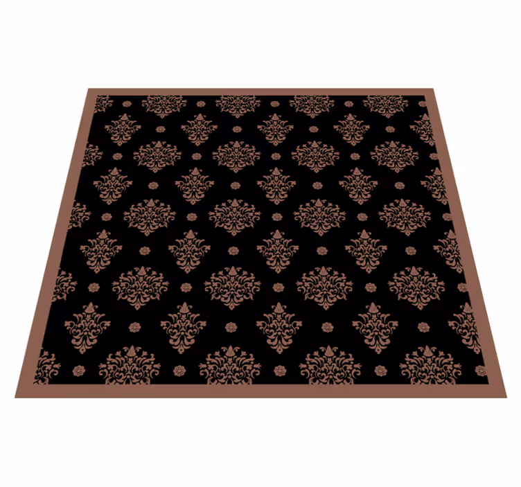 Vinyl Teppich Blumen Zierpflanzen - TenStickers