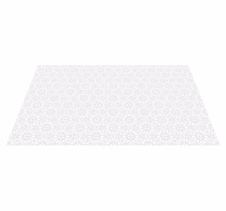 Vinyl läufer küche blumen hidraulisch - TenStickers