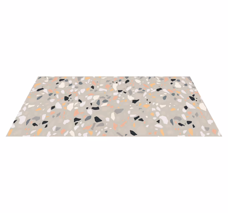 Vinyl Teppich Textur terrazzo inspiriert - TenStickers
