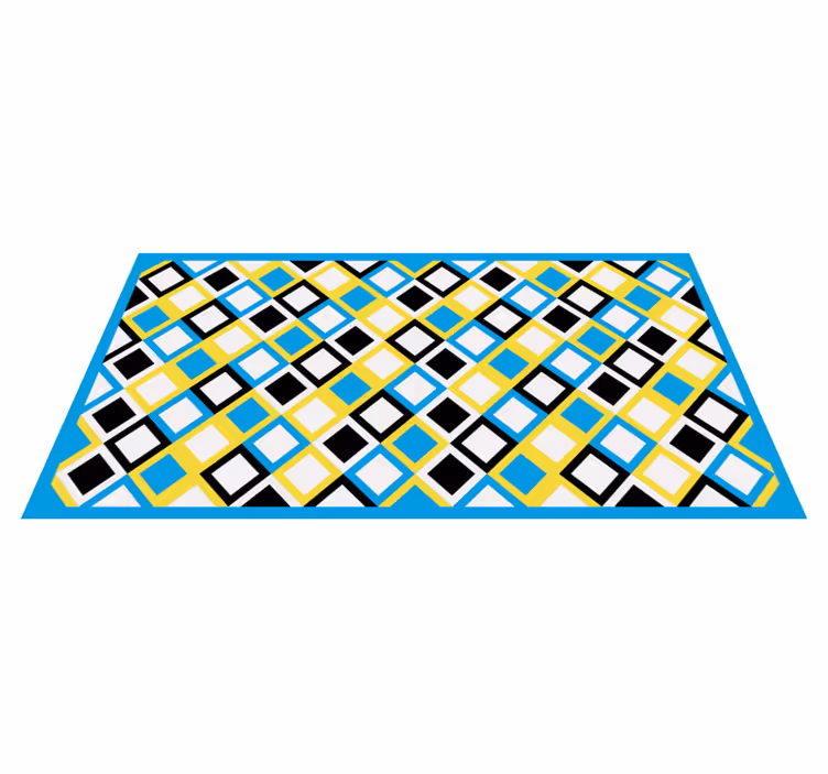 Vinyl Teppich geometrisch geometrisches argyle-muster - TenStickers