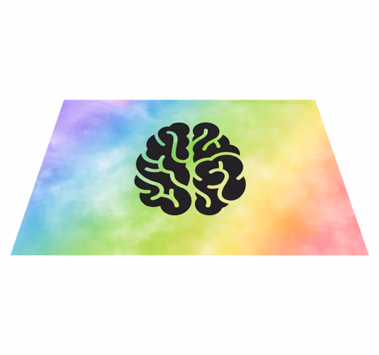 Vinylteppich kindlich pädagogischer regenbogen - TenStickers