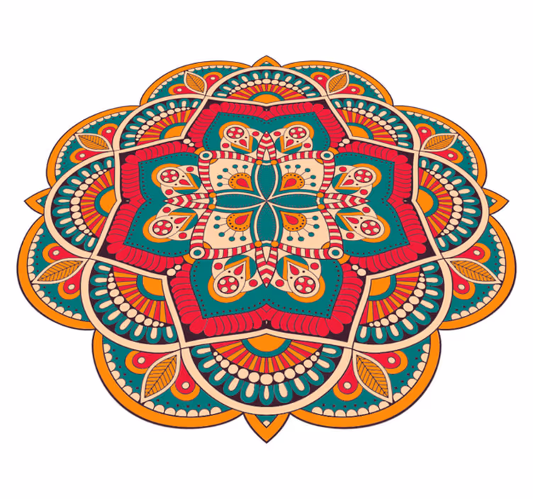 Vinyl Teppich Küche marokkanisches Mandala - TenStickers