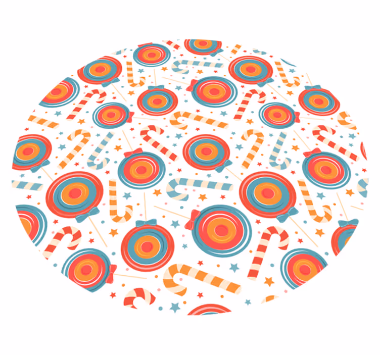 Vinyl Teppich Spiele candyland-bilder - TenStickers