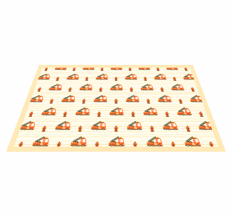 Vinylteppich kindlich spielerisches transportthema - TenStickers