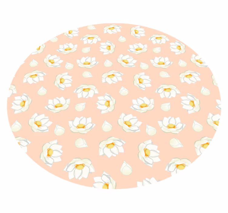 Vinyl Teppich Blumen blumenblüte - TenStickers