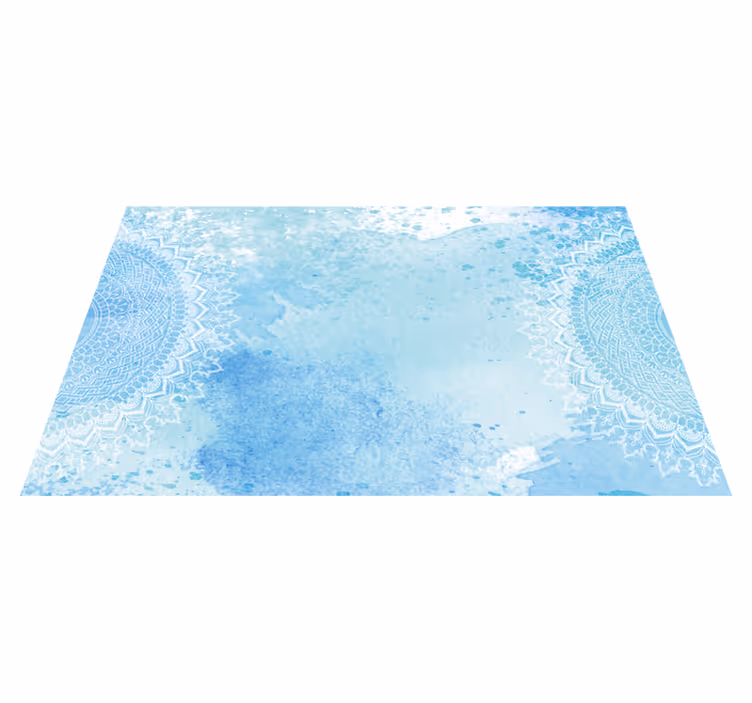 Vinyl teppich mandala farbexplosion - TenStickers