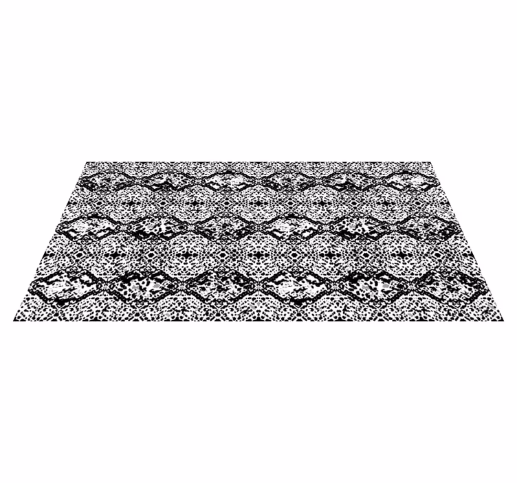 Vinyl Teppich Tiermuster rissig, monochrom - TenStickers