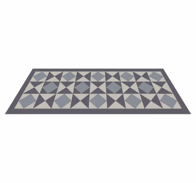 Vinyl Teppich geometrisch Anzeige geometrischer Formen - TenStickers