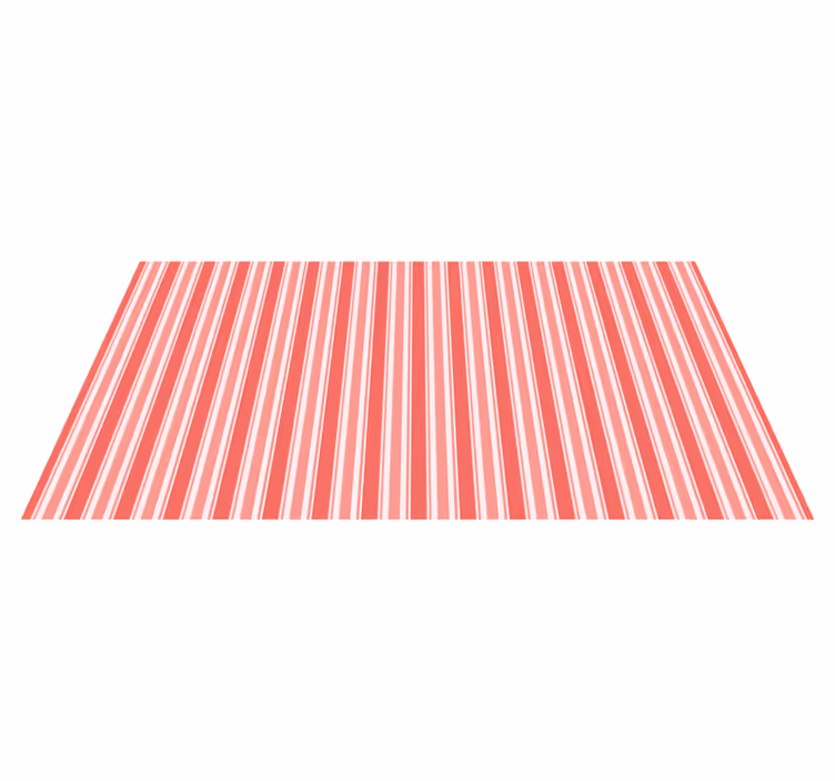 Vinyl Teppich gestreift gestreifte rosa harmonie - TenStickers
