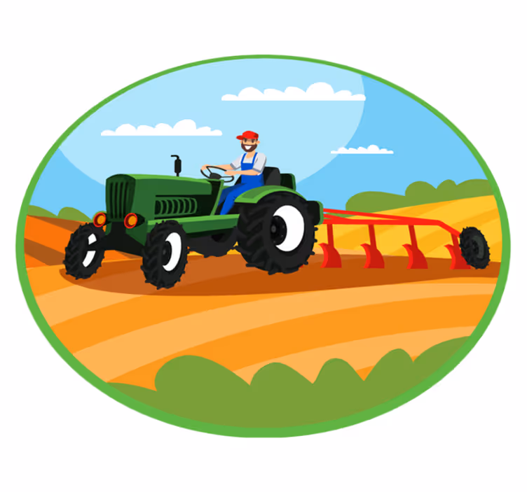 Vinyl Teppich Kinderzimmer Landwirtschaft - TenStickers