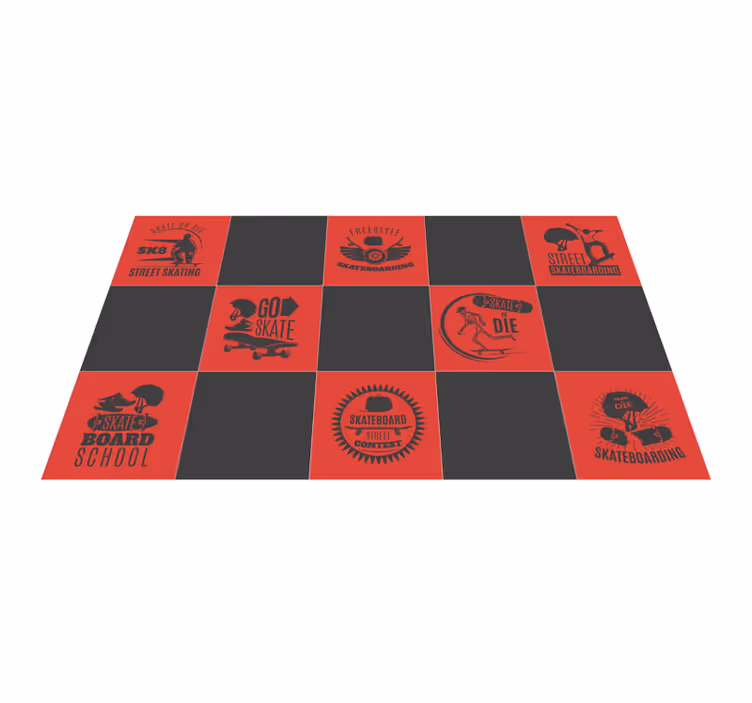 Vinyl Teppich Spiele skateboard-themen - TenStickers