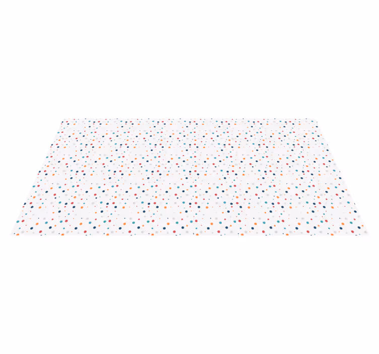 Vinyl Teppich Kinder tupfenspaß - TenStickers