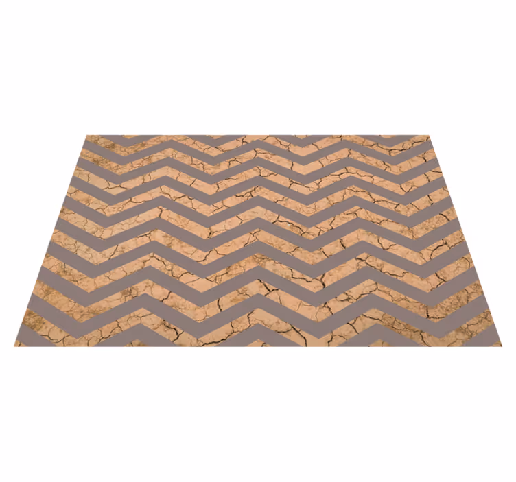 Vinyl Teppich Textur chevron-rissstruktur - TenStickers