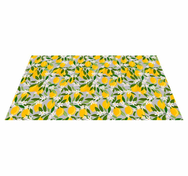 Vinylteppich Zitronen Zitronenbaum - TenStickers