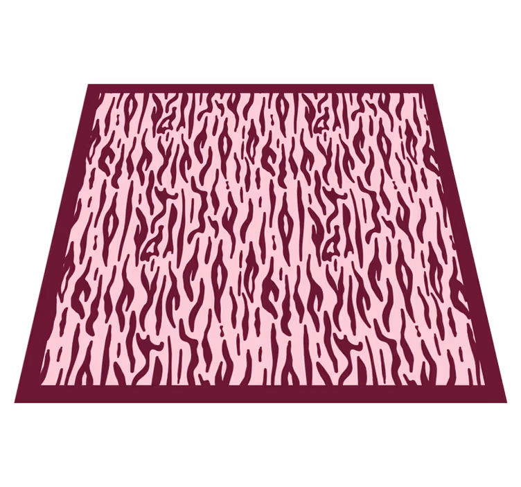 Vinyl teppich tiermuster mit kräftigen tiermotiven - TenStickers
