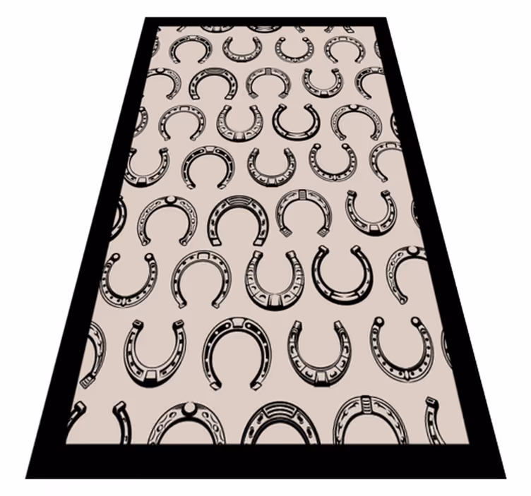 Vinyl Teppich Mosaik hufeisenmuster - TenStickers