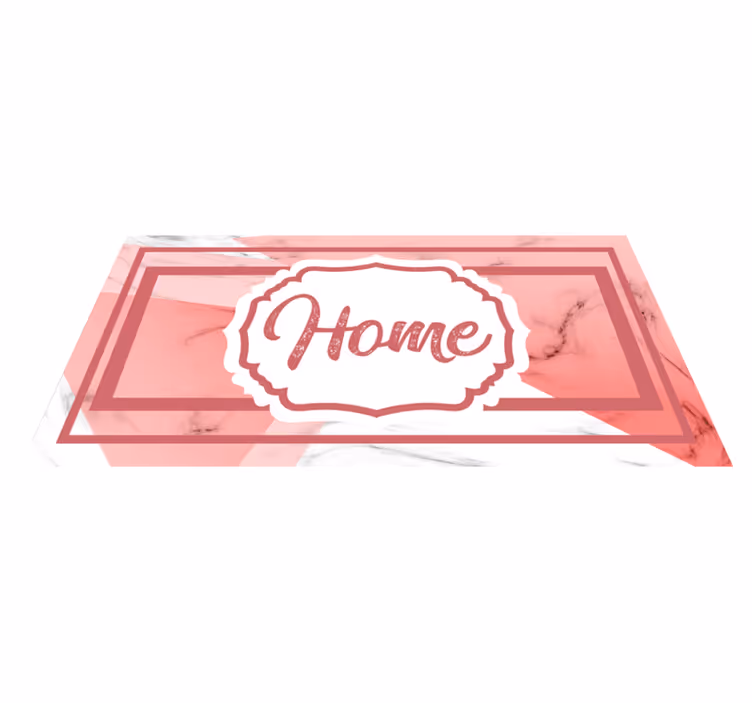Vinyl Teppich Spruch schickes home-statement - TenStickers