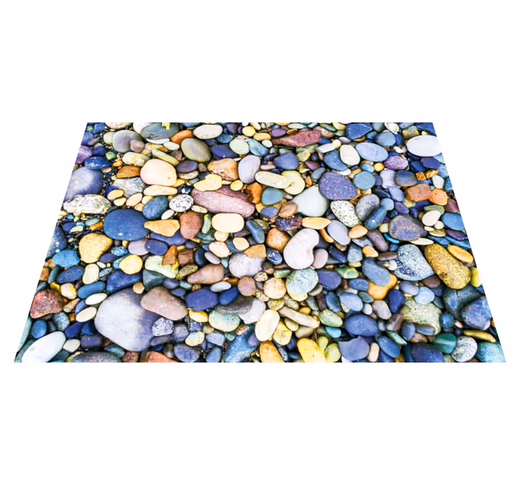 Vinyl Teppich Steinoptik realistisches mosaikdesign - TenStickers