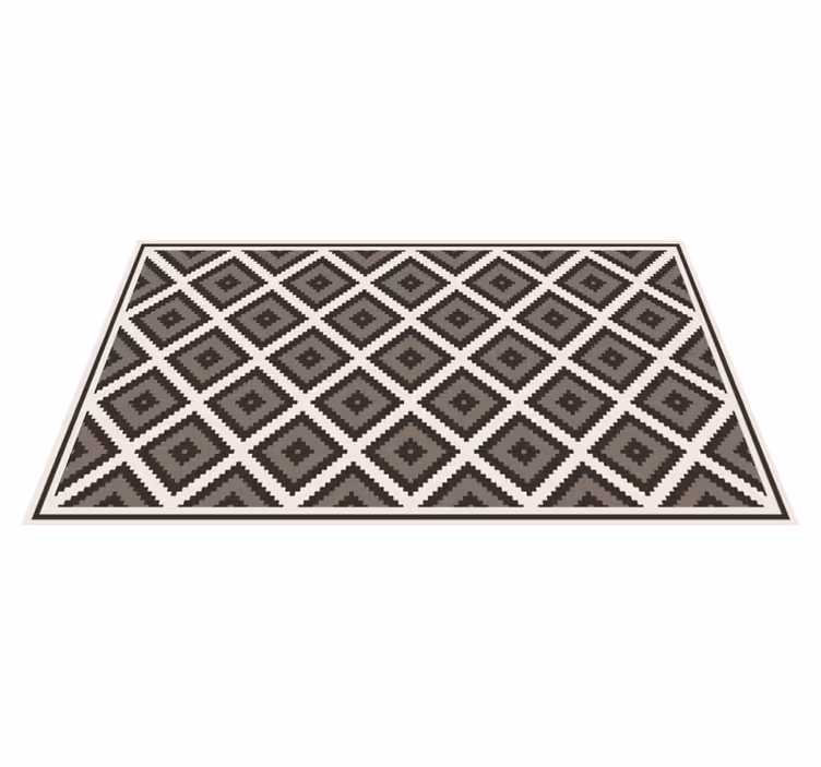Vinyl Teppich geometrisch diamant-konzept - TenStickers