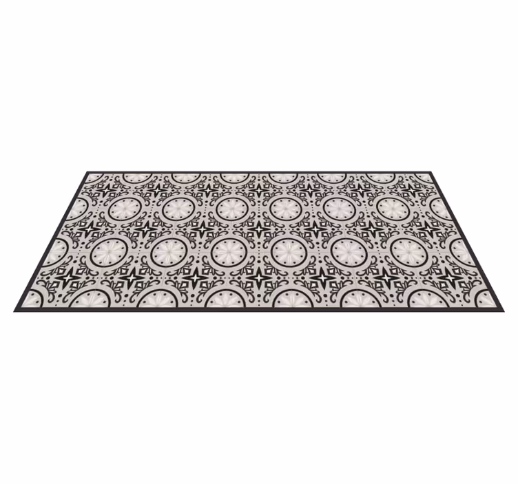 Vinyl Teppich Schlafzimmer geometrisches, kunstvolles design - TenStickers