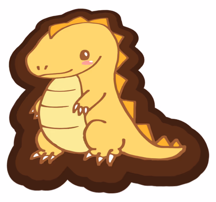 Vinyl Teppich Kinderzimmer süßer dinosaurier dinosaurier - TenStickers