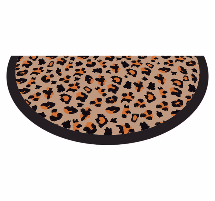 Vinyl Teppich Tiermuster auffälliges leoparden-design - TenStickers
