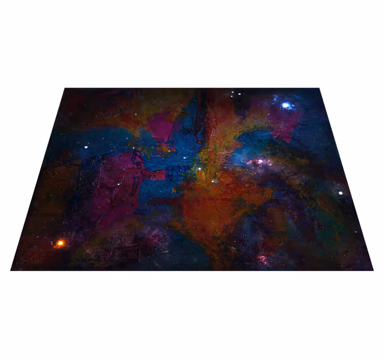 Vinyl teppich sterne im kosmischen design - TenStickers