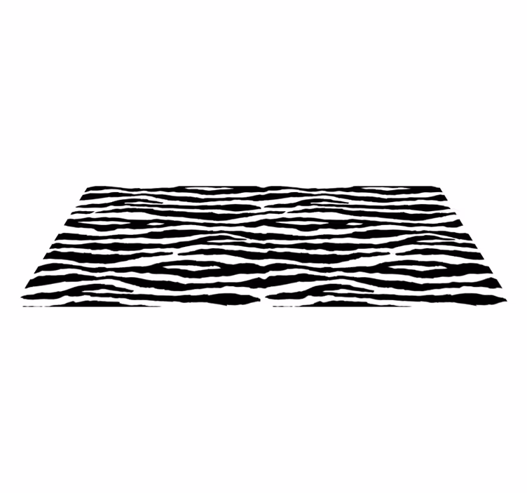 Vinyl Teppich Tiermuster schicke zebrastreifen - TenStickers