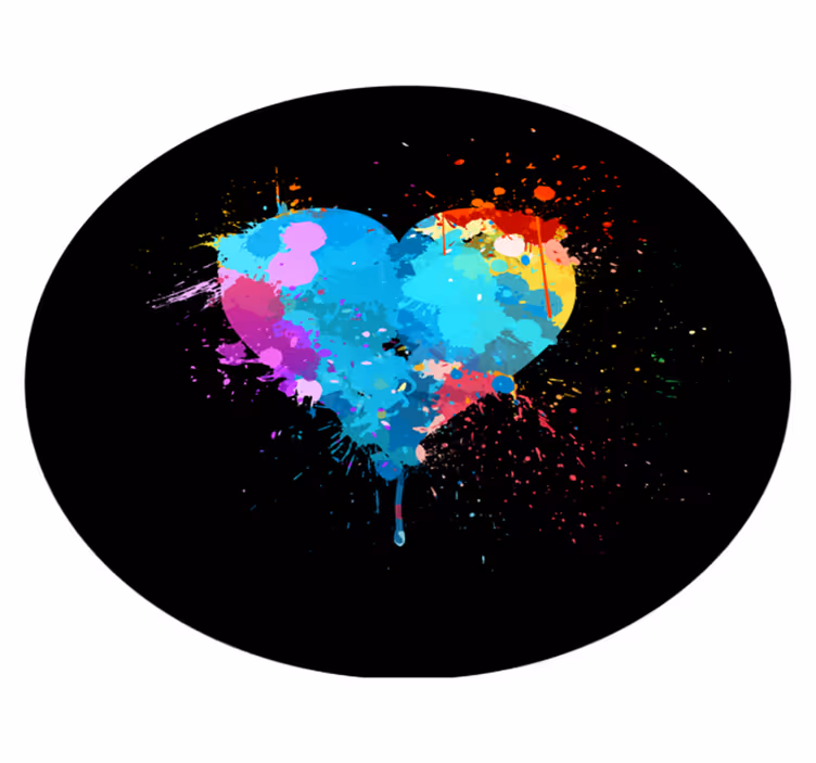 Vinylteppich modern Liebe und planschen - TenStickers